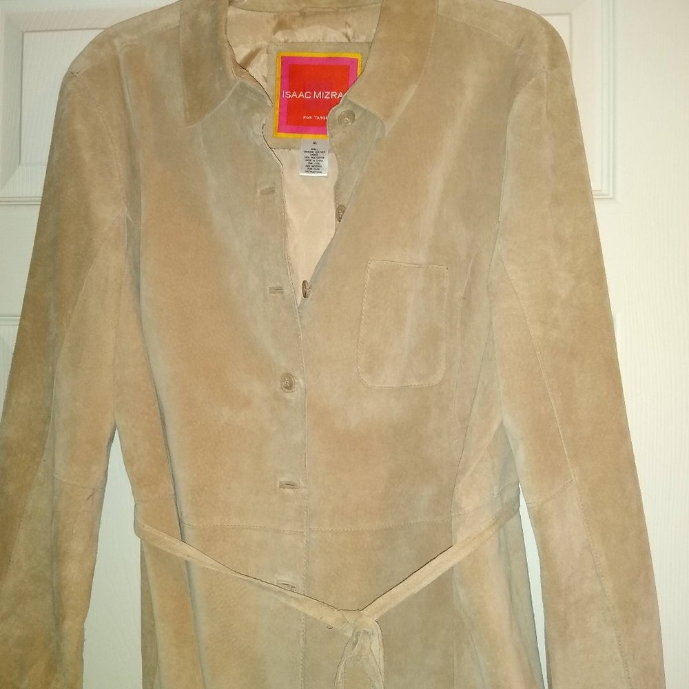 beige jacket Isaac M, Large (marked XL)